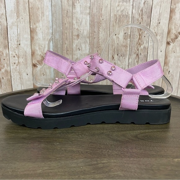 TORRID Velcro Strap Studded Sandal Size 9.5 WW Extra Wide Width - Picture 10 of 13